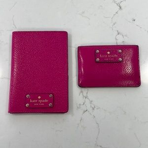 Kate Spade Wallet & Passport Cover Set
